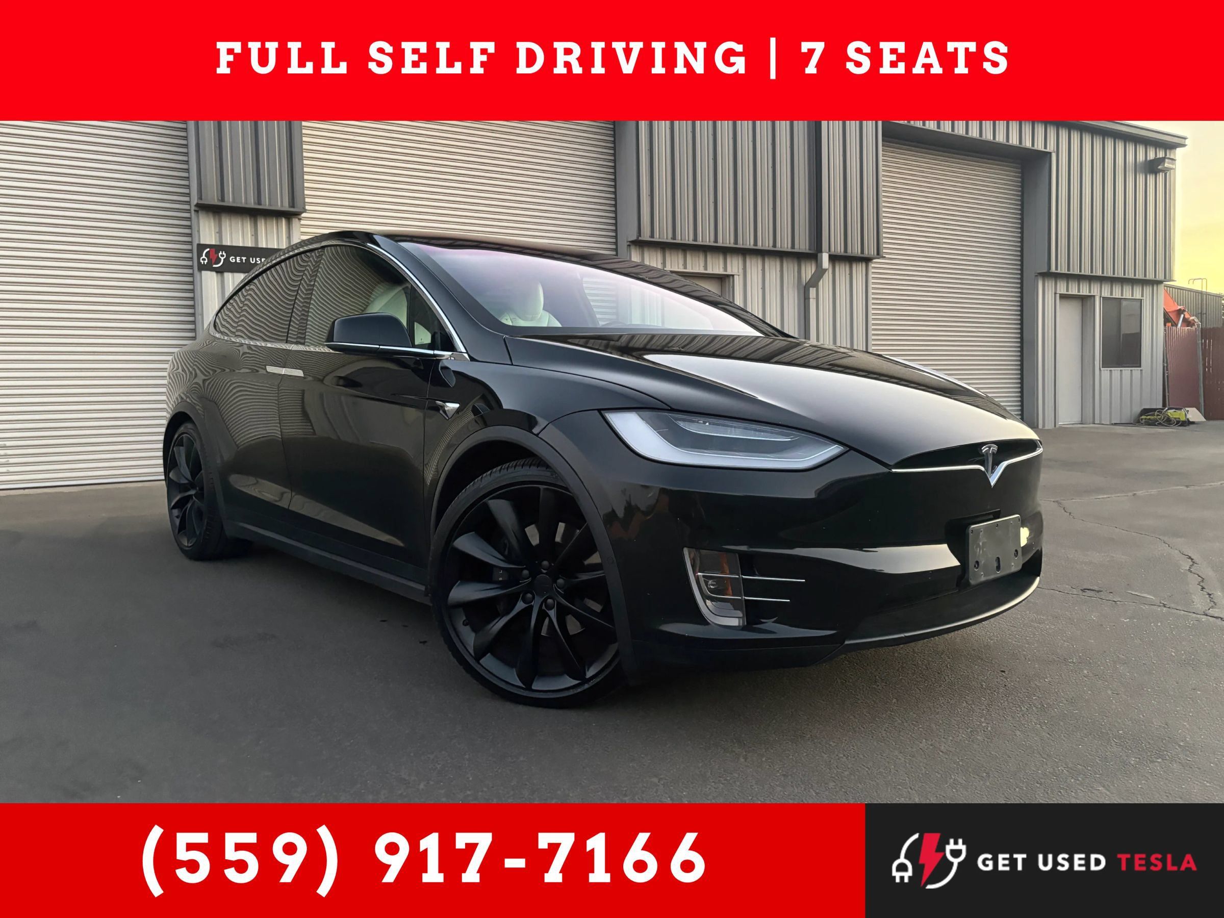 Used 2020 Tesla Model X Long Range AWD/4WD image 1