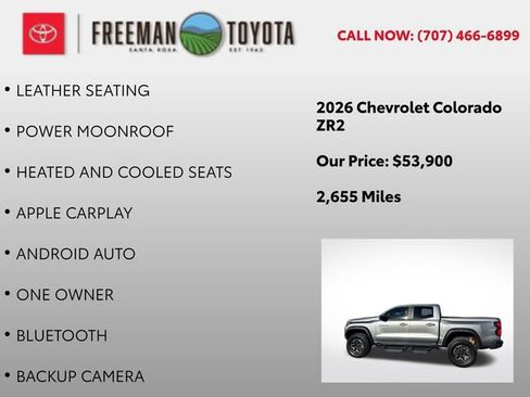 Used 2026 Chevrolet Colorado ZR2 AWD/4WD image 4