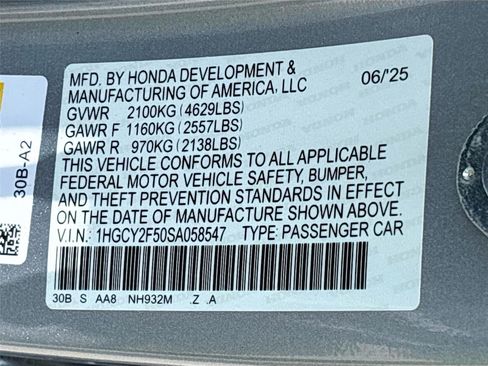 Certified 2025 Honda Accord Sport image 36
