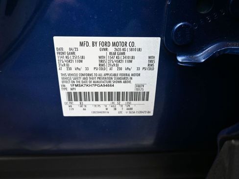 Certified 2023 Ford Explorer ST-Line w/ Class IV Trailer Tow Package image 19