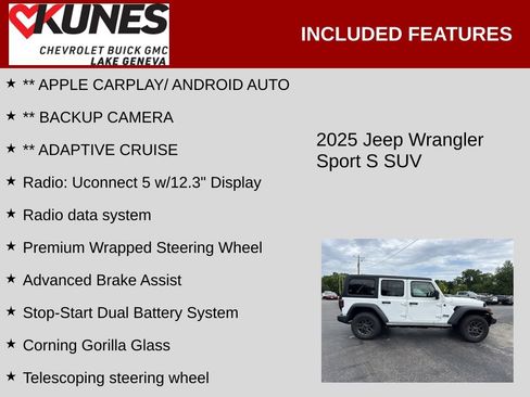 Used 2025 Jeep Wrangler Unlimited Sport AWD/4WD image 2