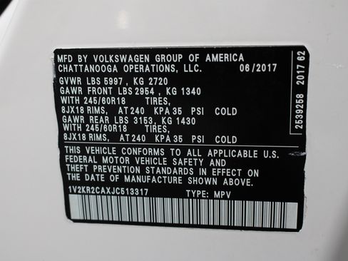 Used 2018 Volkswagen Atlas SE image 42