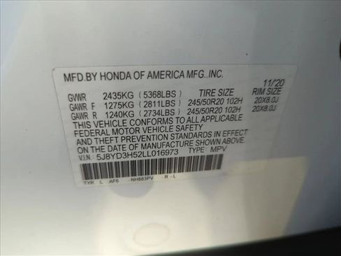 Used 2020 Acura MDX FWD w/ Technology Package image 15