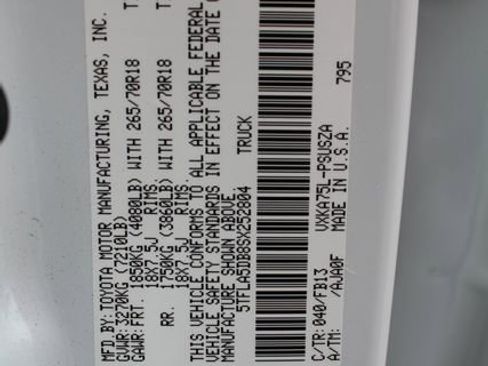 Certified 2025 Toyota Tundra SR5 AWD/4WD image 41