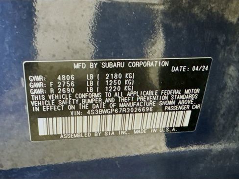 Certified 2024 Subaru Legacy Touring XT image 25