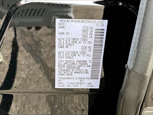 New 2026 Nissan Pathfinder Platinum image 21