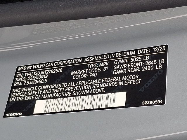 New 2026 Volvo XC40 B5 Core w/ Protection Package Premier AWD/4WD image 10