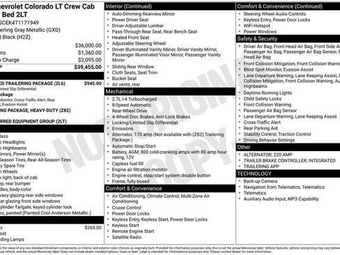 Used 2026 Chevrolet Colorado LT w/ Advanced Trailering Package RWD image 3