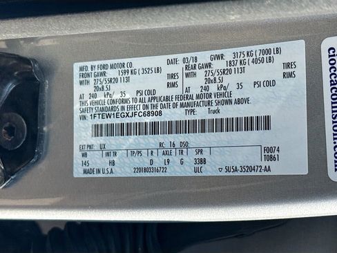 Used 2018 Ford F150 Lariat w/ Equipment Group 502A Luxury image 37