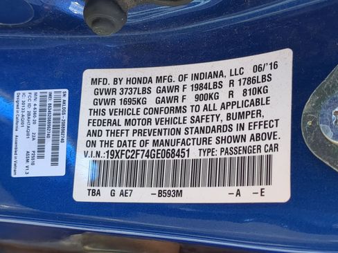 Used 2016 Honda Civic EX image 36