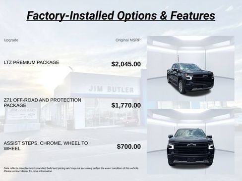 Used 2024 Chevrolet Silverado 1500 LTZ w/ LTZ Premium Package AWD/4WD image 3