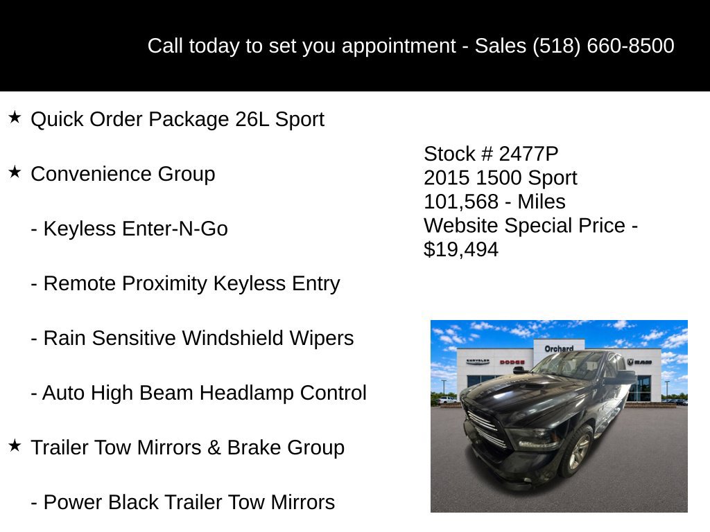Used 2015 RAM 1500 Sport AWD/4WD image 5