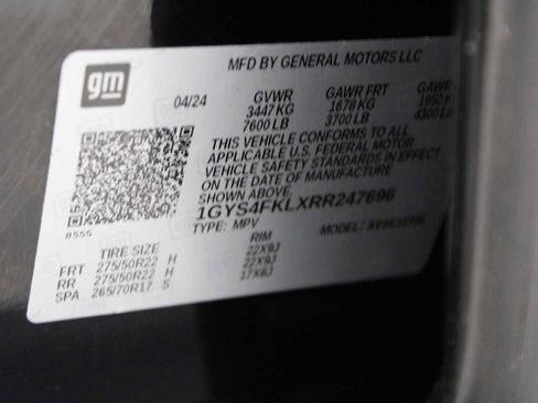 Certified 2024 Cadillac Escalade Sport w/ LPO, ONYX Package image 61