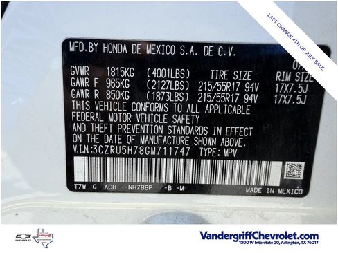 Used 2016 Honda HR-V EX-L image 29