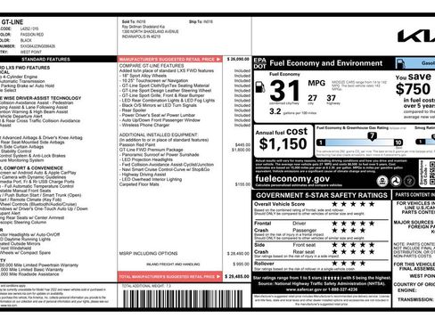 Used 2022 Kia K5 GT-Line w/ GT-Line FWD Premium Package image 4