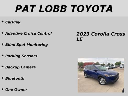 Used 2023 Toyota Corolla Cross LE image 2