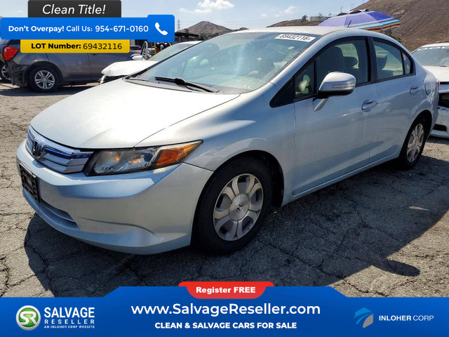 Used 2012 Honda Civic Hybrid Sedan image 1