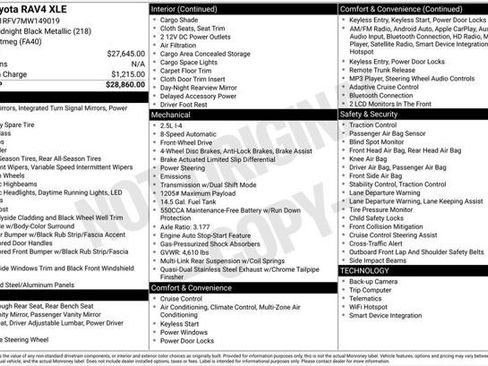 Certified 2021 Toyota RAV4 XLE image 6
