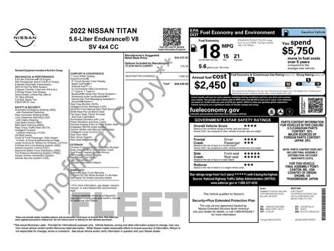 Certified 2022 Nissan Titan SV image 7