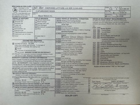 Used 2021 Jeep Cherokee Latitude Lux image 31