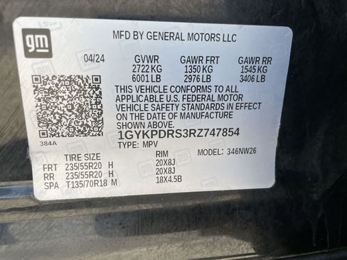 Used 2024 Cadillac XT6 Premium Luxury w/ LPO, Floor Liner Package AWD/4WD image 37