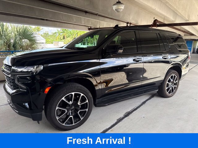 Used 2021 Chevrolet Tahoe RST w/ Rear Media and Nav Package AWD/4WD image 1