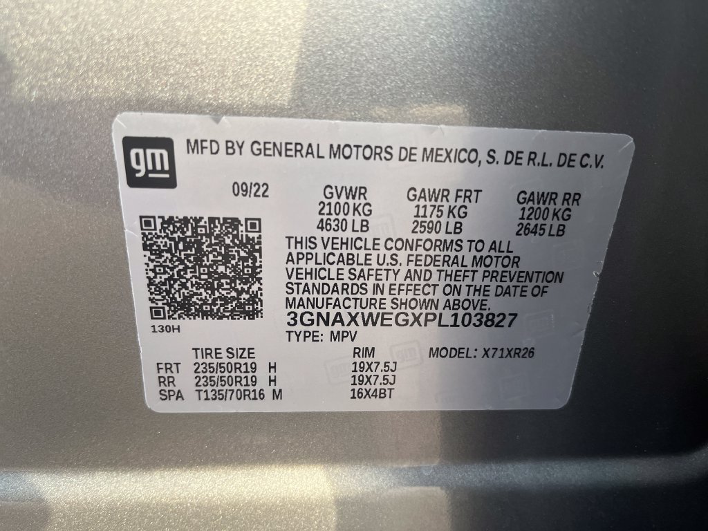 Used 2023 Chevrolet Equinox RS w/ LPO, Floor Liner Package AWD/4WD image 31