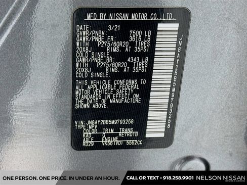 Used 2021 Nissan Armada SL w/ Captain's Chairs Package AWD/4WD image 34