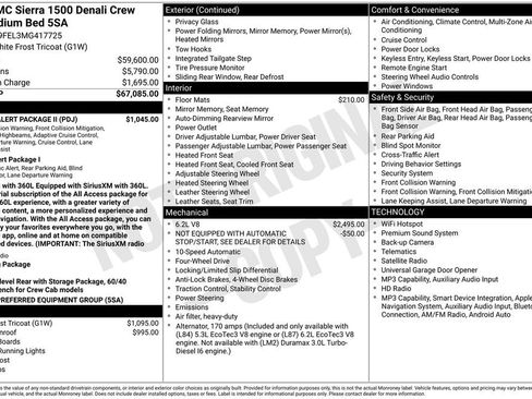 Certified 2021 GMC Sierra 1500 Denali w/ Driver Alert Package II AWD/4WD image 36