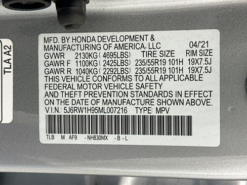 Used 2021 Honda CR-V Touring image 32