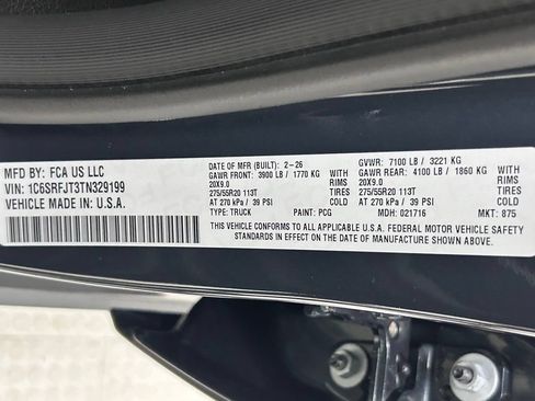 New 2026 RAM 1500 Laramie w/ Sport Appearance Package AWD/4WD image 23