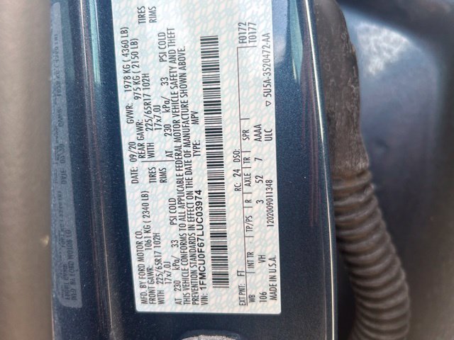 Used 2020 Ford Escape S FWD image 21