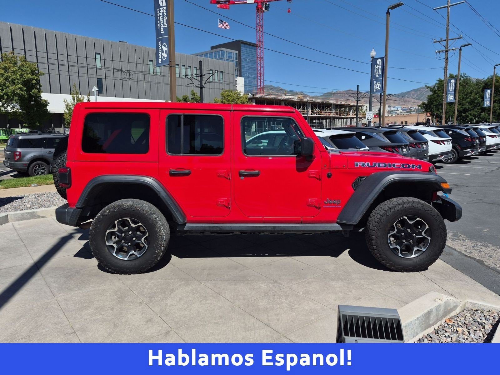 Used 2023 Jeep Wrangler Unlimited Rubicon 4xe w/ Cold Weather Group AWD/4WD image 2