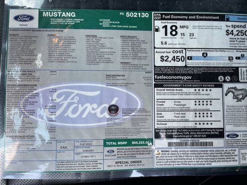 Used 2023 Ford Mustang Mach 1 w/ Mach 1 Handling Package RWD image 12