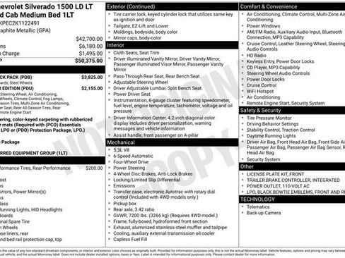 Used 2019 Chevrolet Silverado 1500 LT w/ LPO, Black Pack AWD/4WD image 7