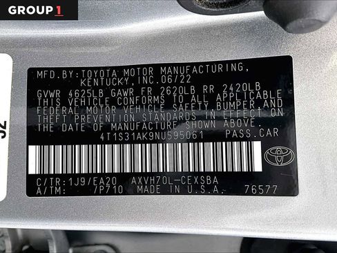 Certified 2022 Toyota Camry SE image 35