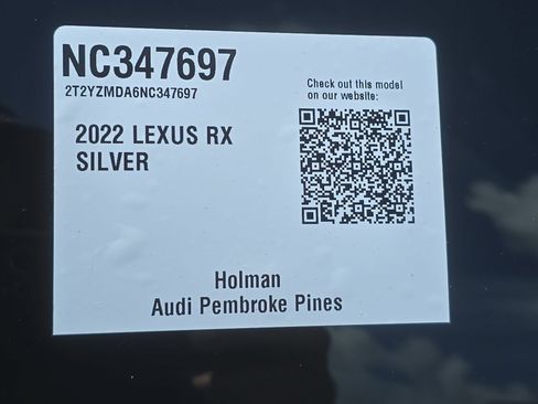 Used 2022 Lexus RX 350 F Sport w/ Accessory Package AWD/4WD image 32