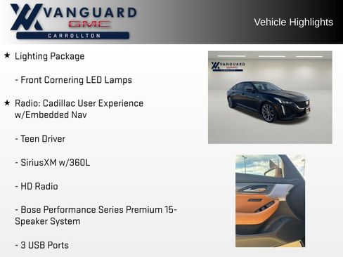 Used 2023 Cadillac CT5 V w/ Platinum Package image 16