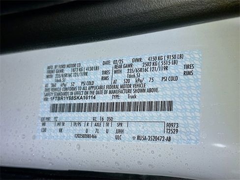 New 2025 Ford Transit 250 Low Roof image 24