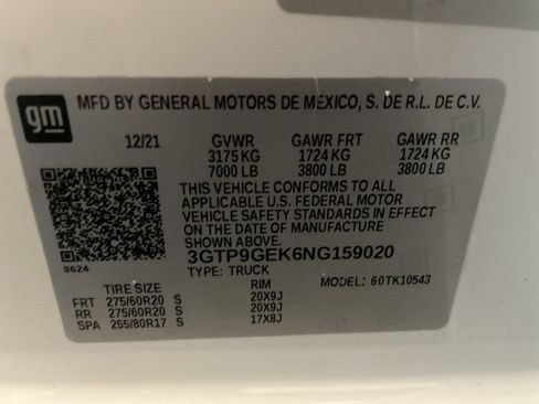 Used 2022 GMC Sierra 1500 Elevation AWD/4WD image 27
