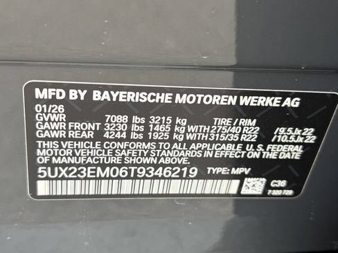 Used 2026 BMW X7 xDrive40i w/ M Sport Package AWD/4WD image 23