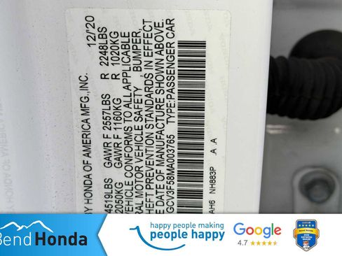 Used 2021 Honda Accord EX-L image 28