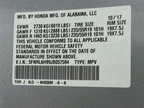 Used 2018 Honda Odyssey Elite image 40