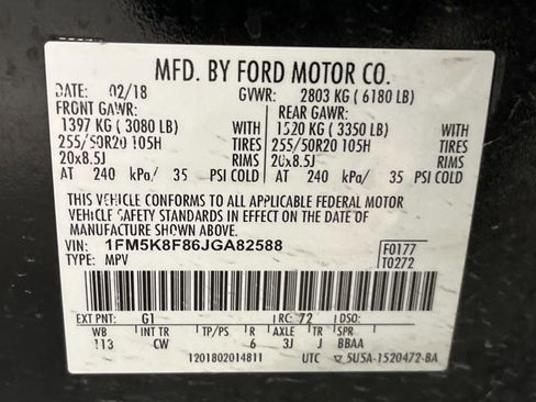 Used 2018 Ford Explorer Limited AWD/4WD image 11