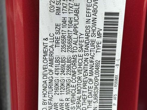 Certified 2023 Honda CR-V LX image 28
