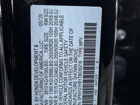 Used 2026 Honda Pilot Elite image 11