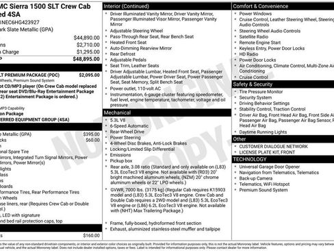 Used 2017 GMC Sierra 1500 SLT w/ Texas SLT Premium Package image 7