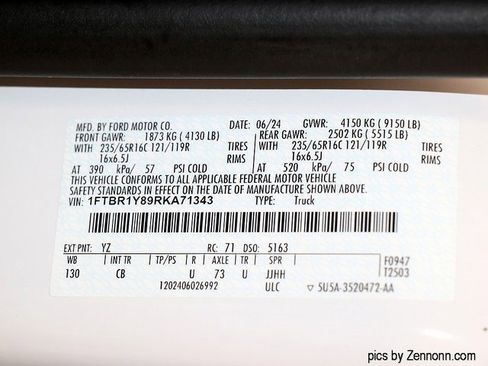 Used 2024 Ford Transit 250 Low Roof w/ Exterior Upgrade Package image 30