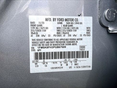 Certified 2023 Ford Explorer Limited AWD/4WD image 27