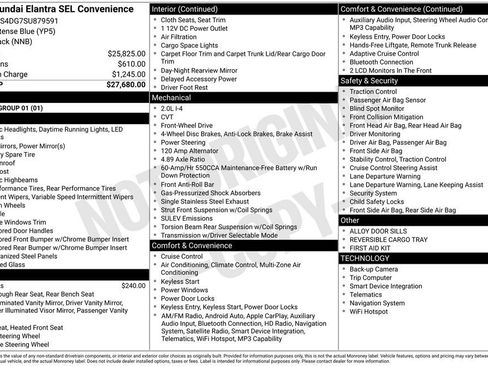Used 2025 Hyundai Elantra SEL image 23